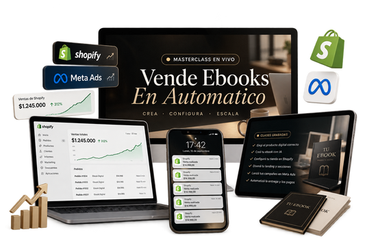 Masterclass en VIVO: Vende Ebooks En Automatico